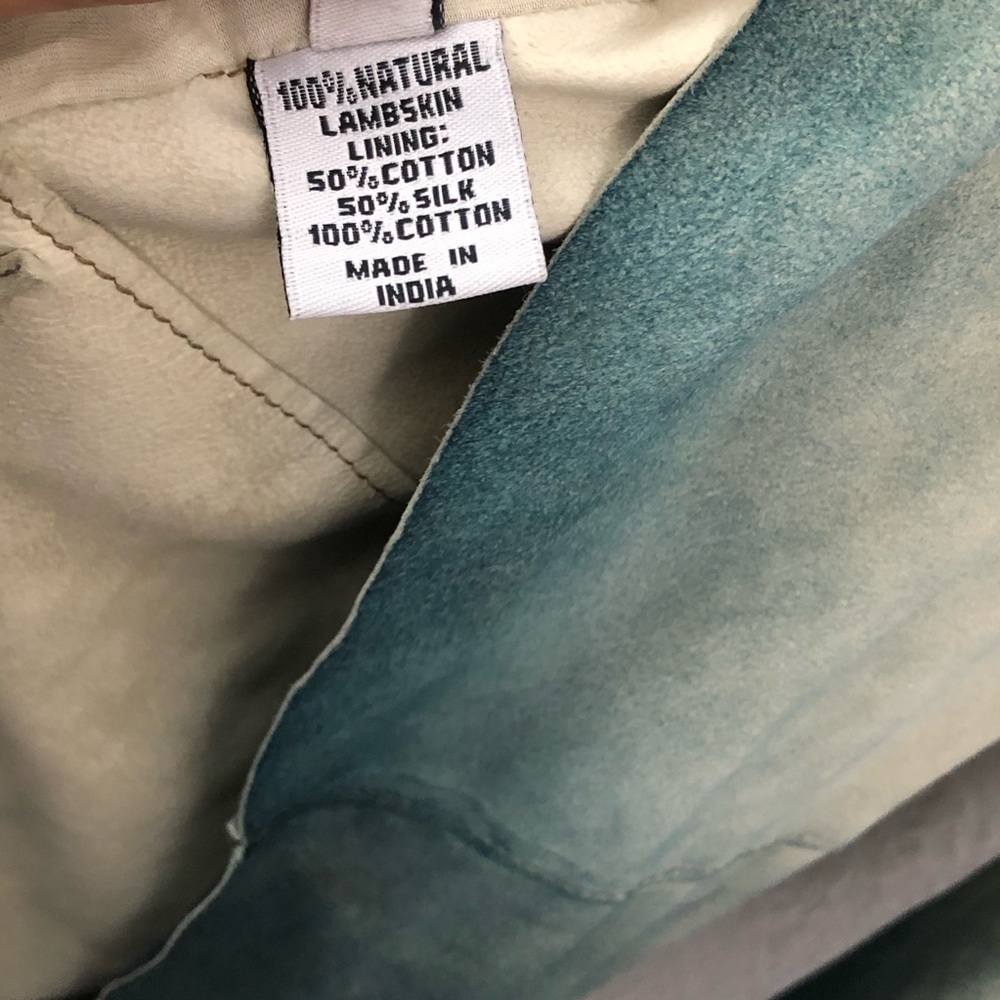 Free People Dip Dye Paint Suede Trench size small - Picture 7 of 12